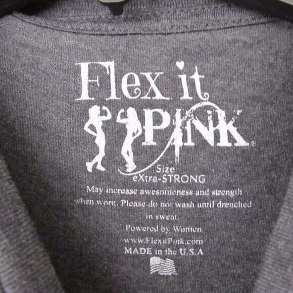 New - Flex It Pink The Magic Is In The Sweat T-Shirt - Picture 4 of 9